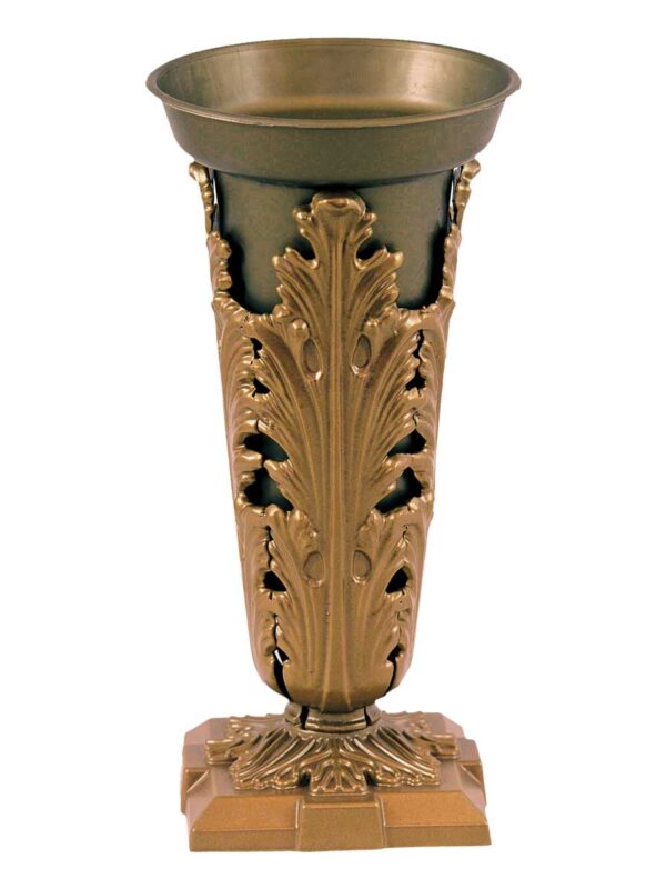 [051-A1] Ανθοδοχείο Φύλλο ↨29cm x ↔12cm