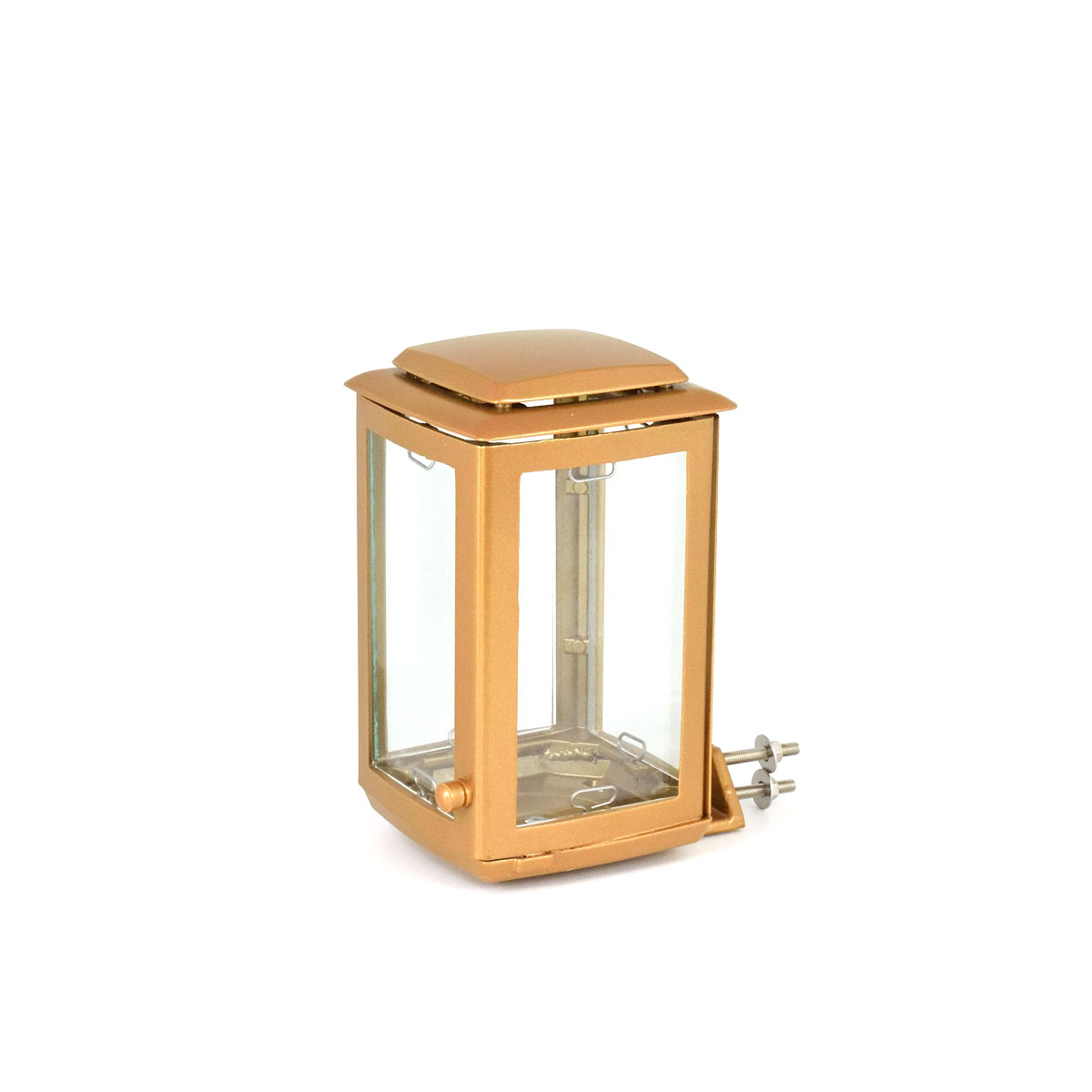 Καντήλι Τετράγωνο Απλίκα Bronze